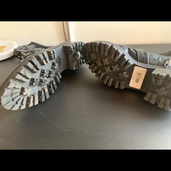 Dolce vita crocodile lug sole zip boot crocodile black snake buckle - Picture 4 of 4